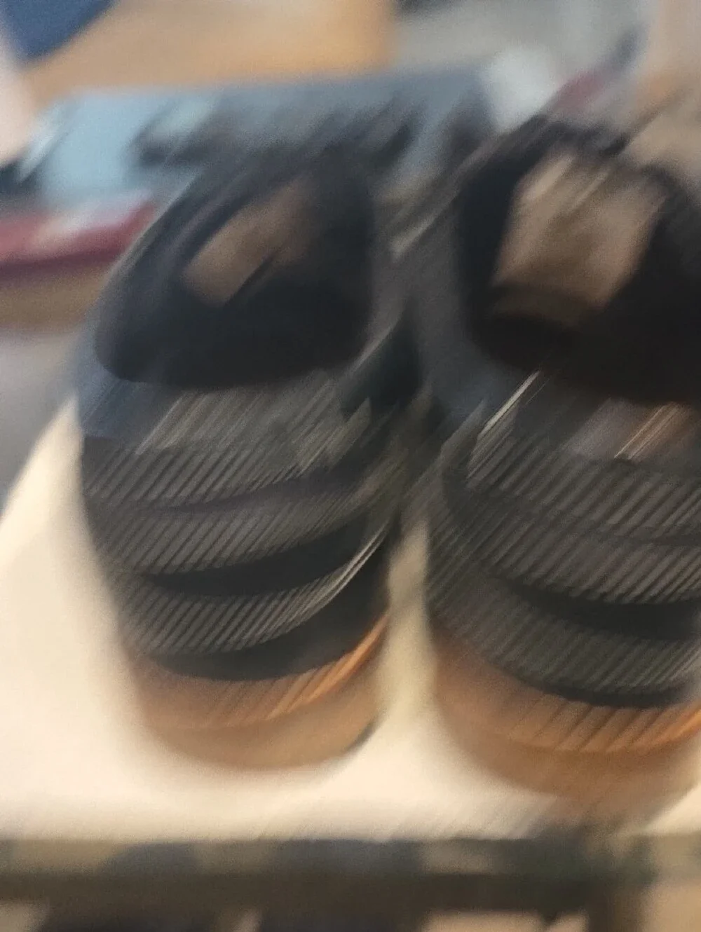 Steve Madden Black Leather Derby Shoes with Brown Welt
